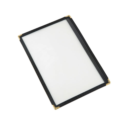 Menu Cover 1-Pocket Black 8-1/2x5-1/2"