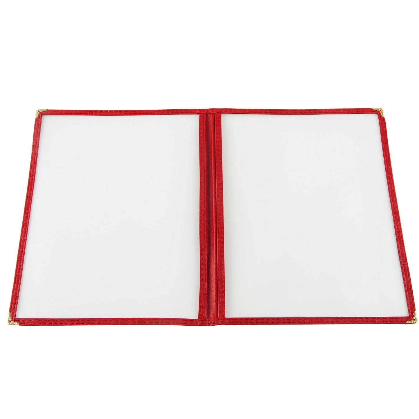 Menu Cover 2-Pocket Red 8-1/2x11"