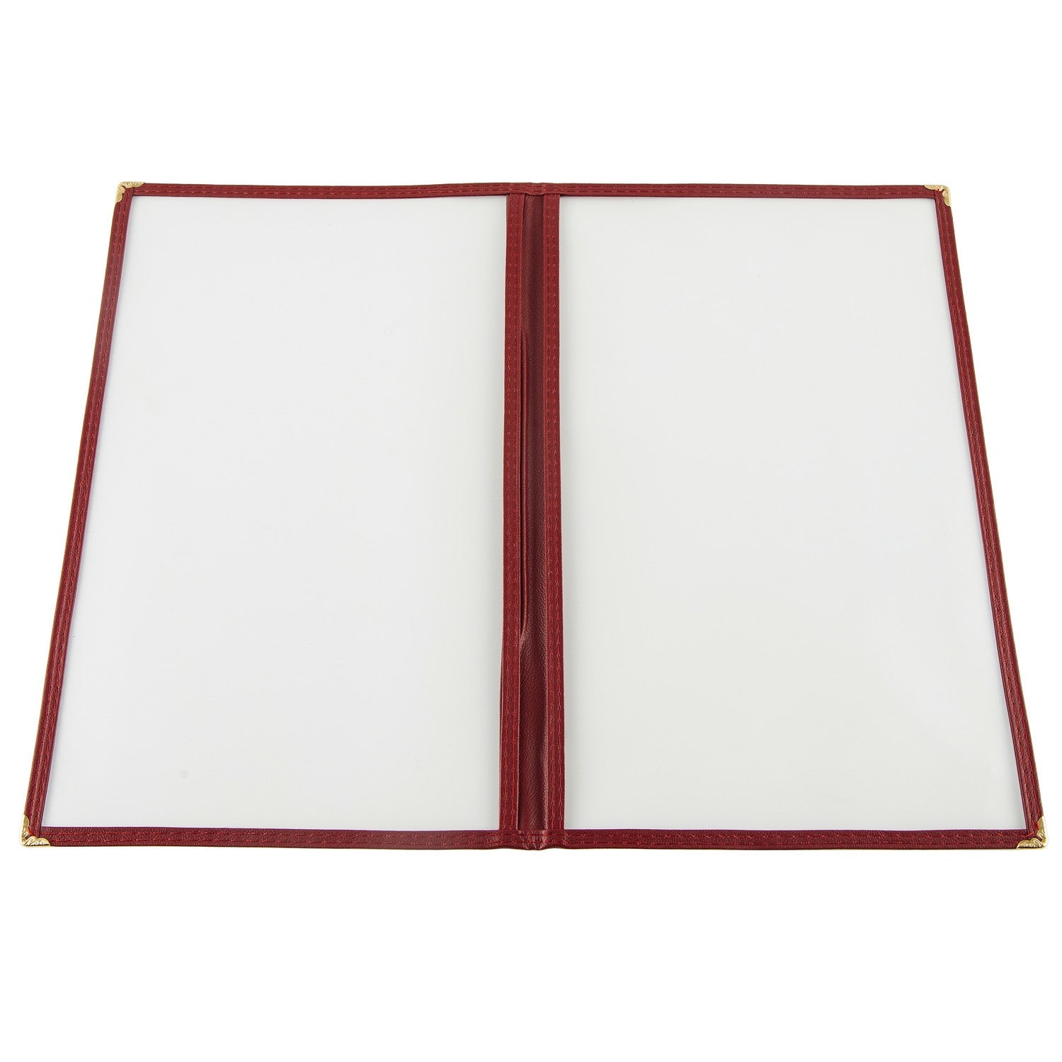Menu Cover 2-Pocket Burgundy 8-1/2x14"