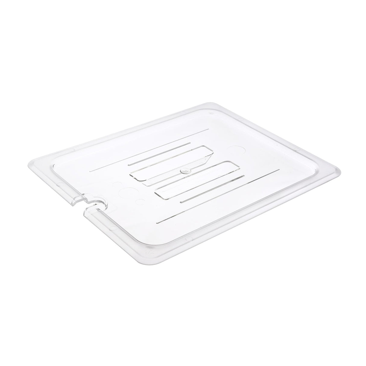 Cover PC Food Pan Notched Half Size