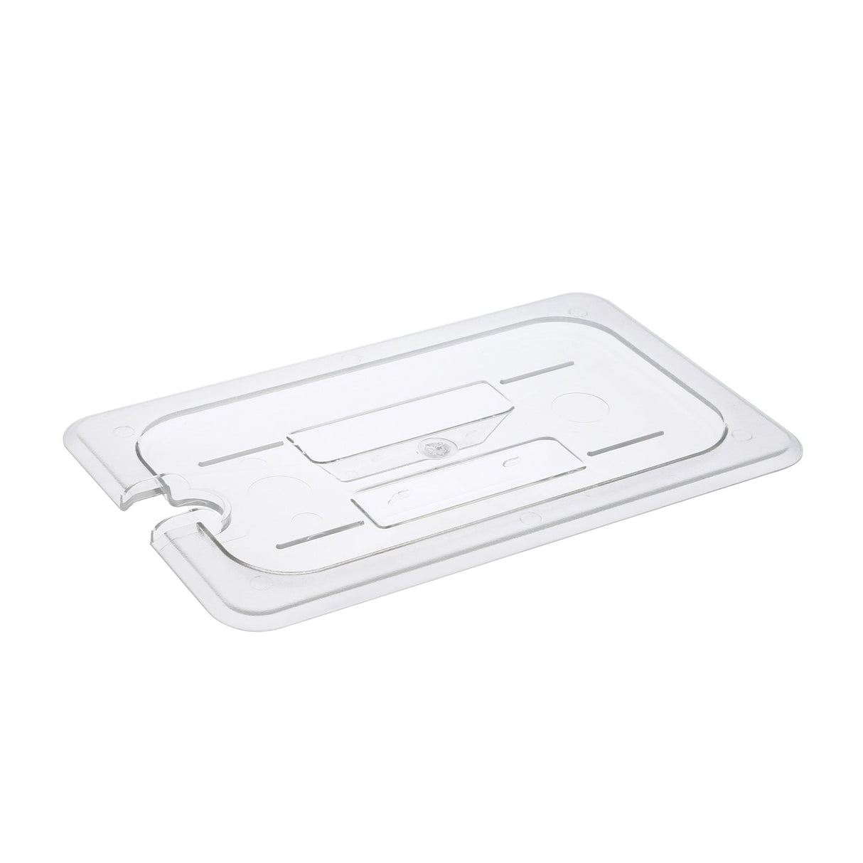 Cover PC Food Pan Notched 1/4 Size