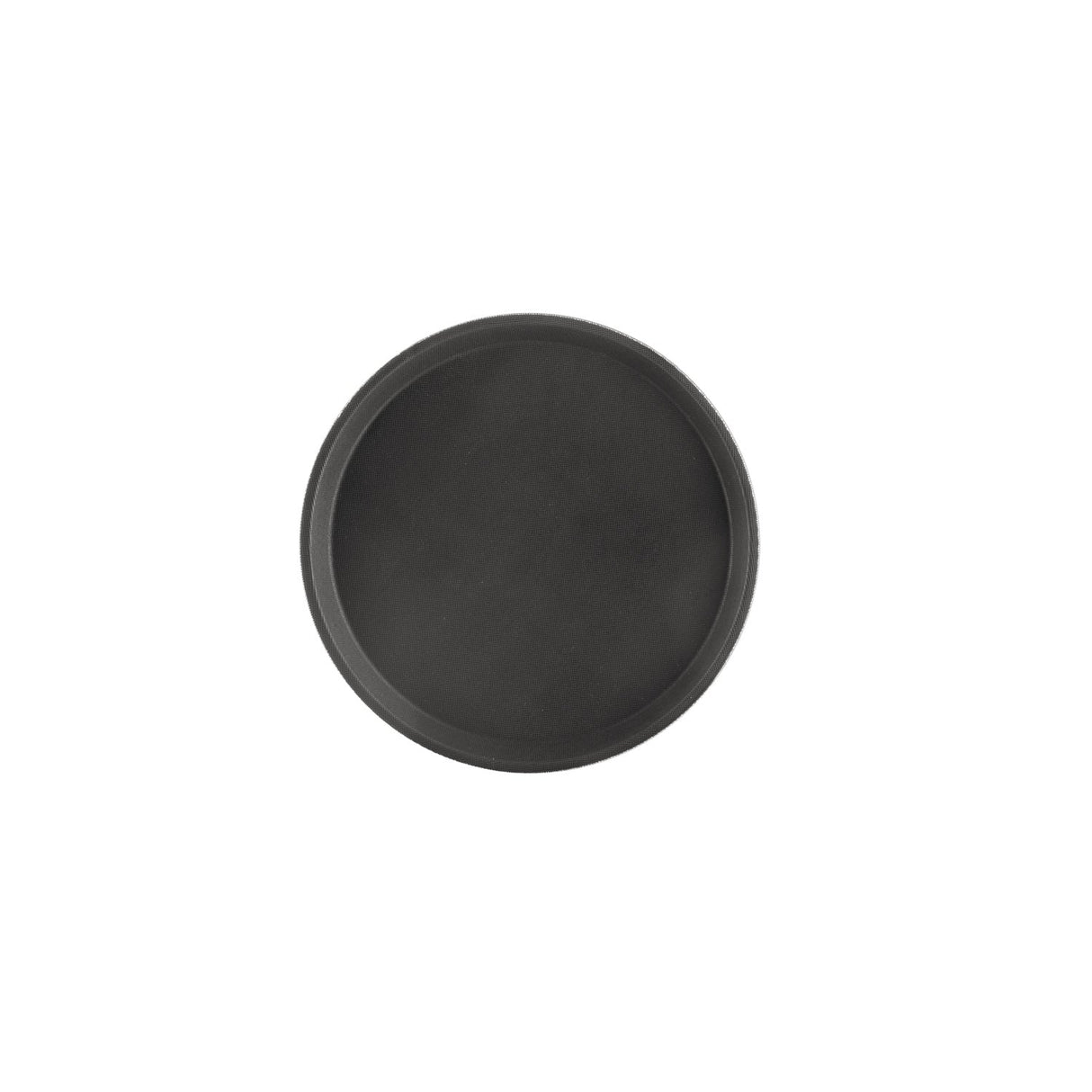 Tray Super Plastic Round Black 11"Dia