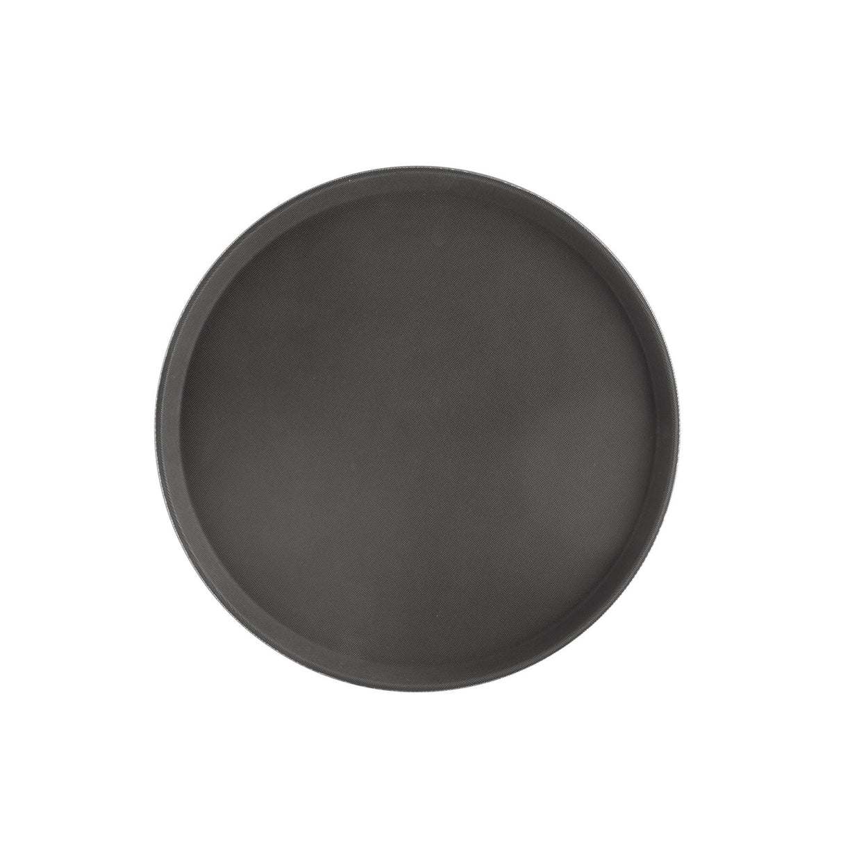 Tray Super Plastic Round Black 16"Dia