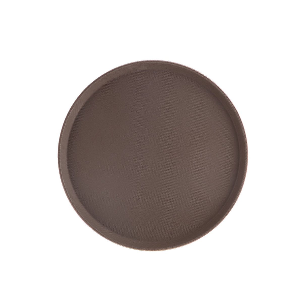 Tray Super Plastic Round Brown 16"Dia