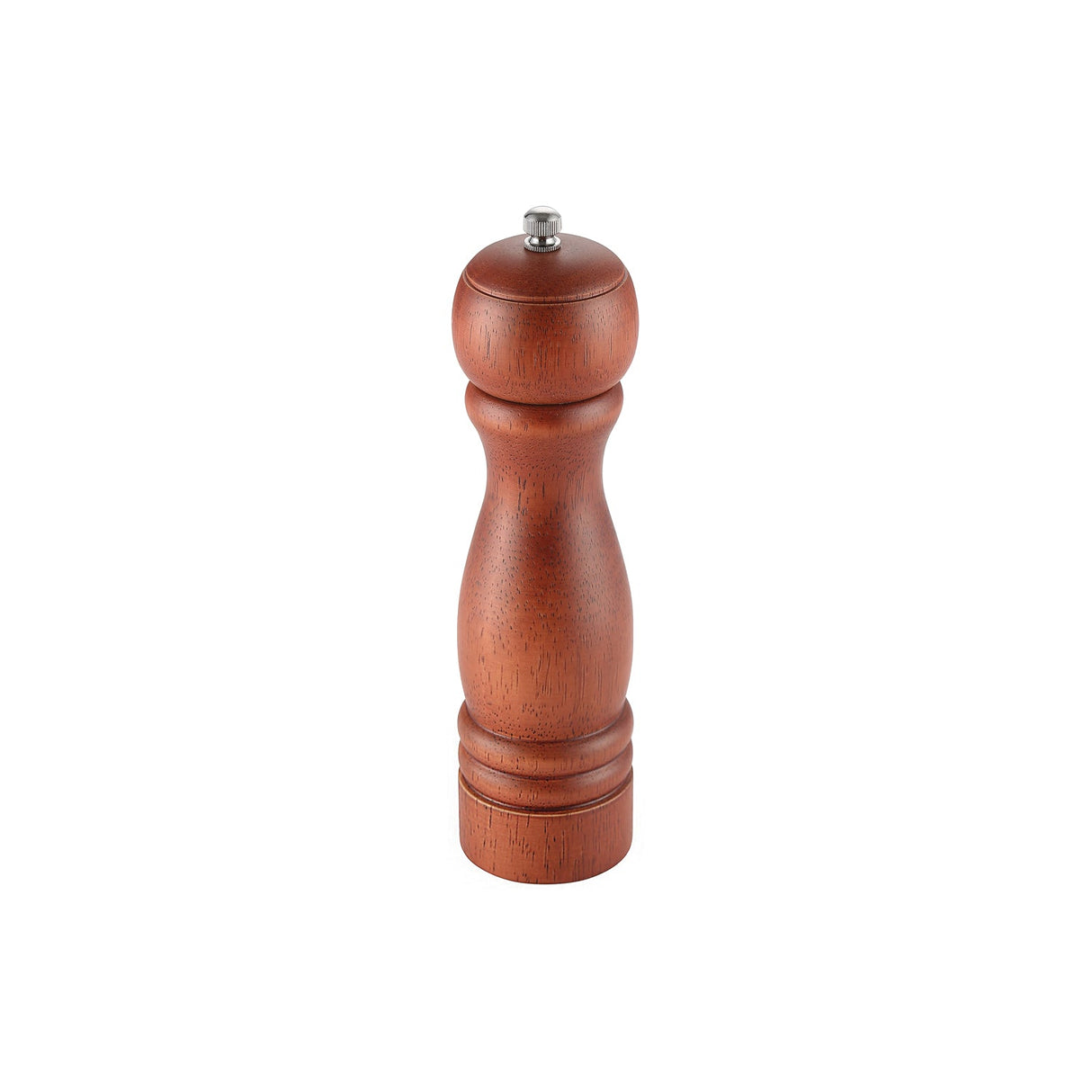 Pepper Mill Wooden Brown 8"H