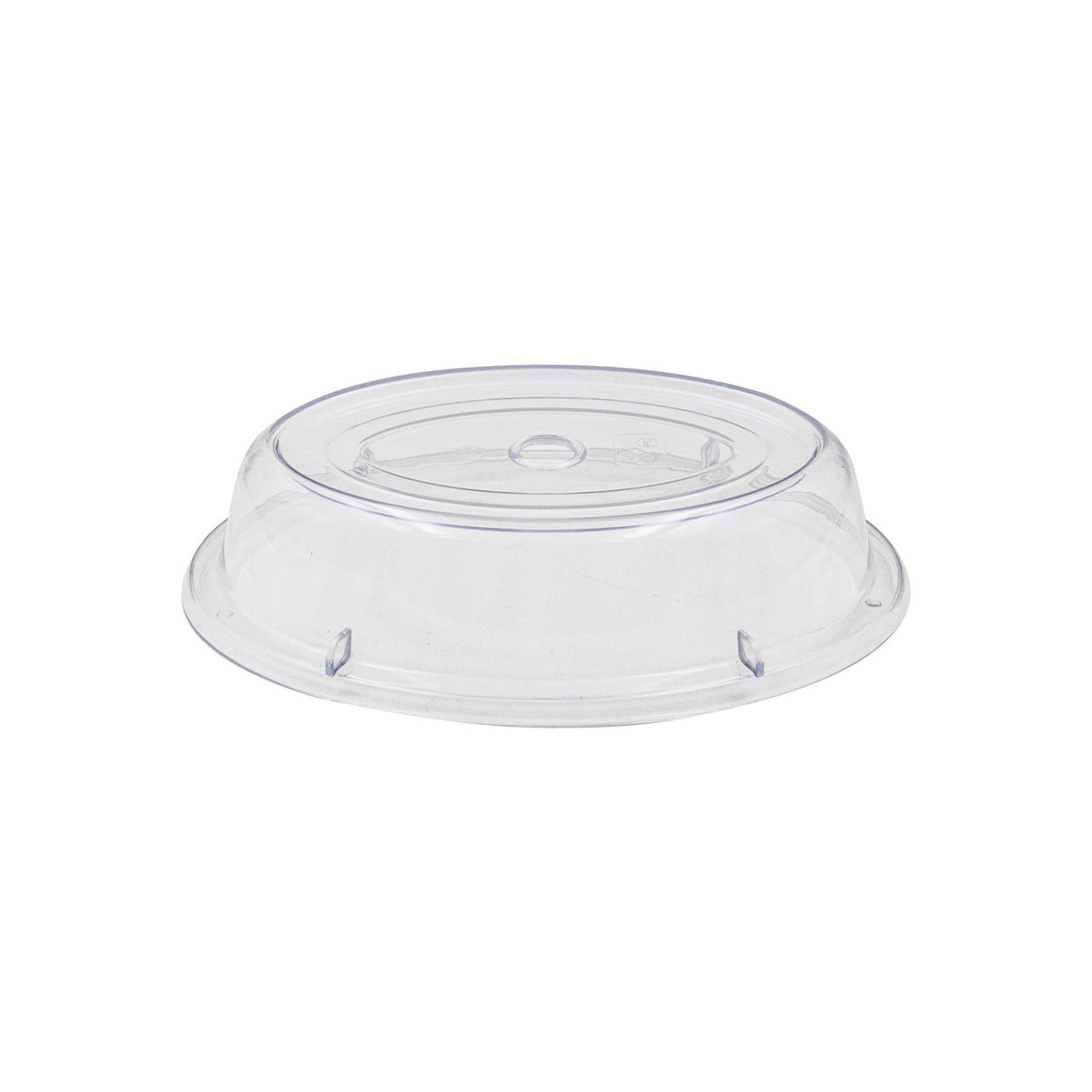 Plate Cover PC Clear Oval 12"