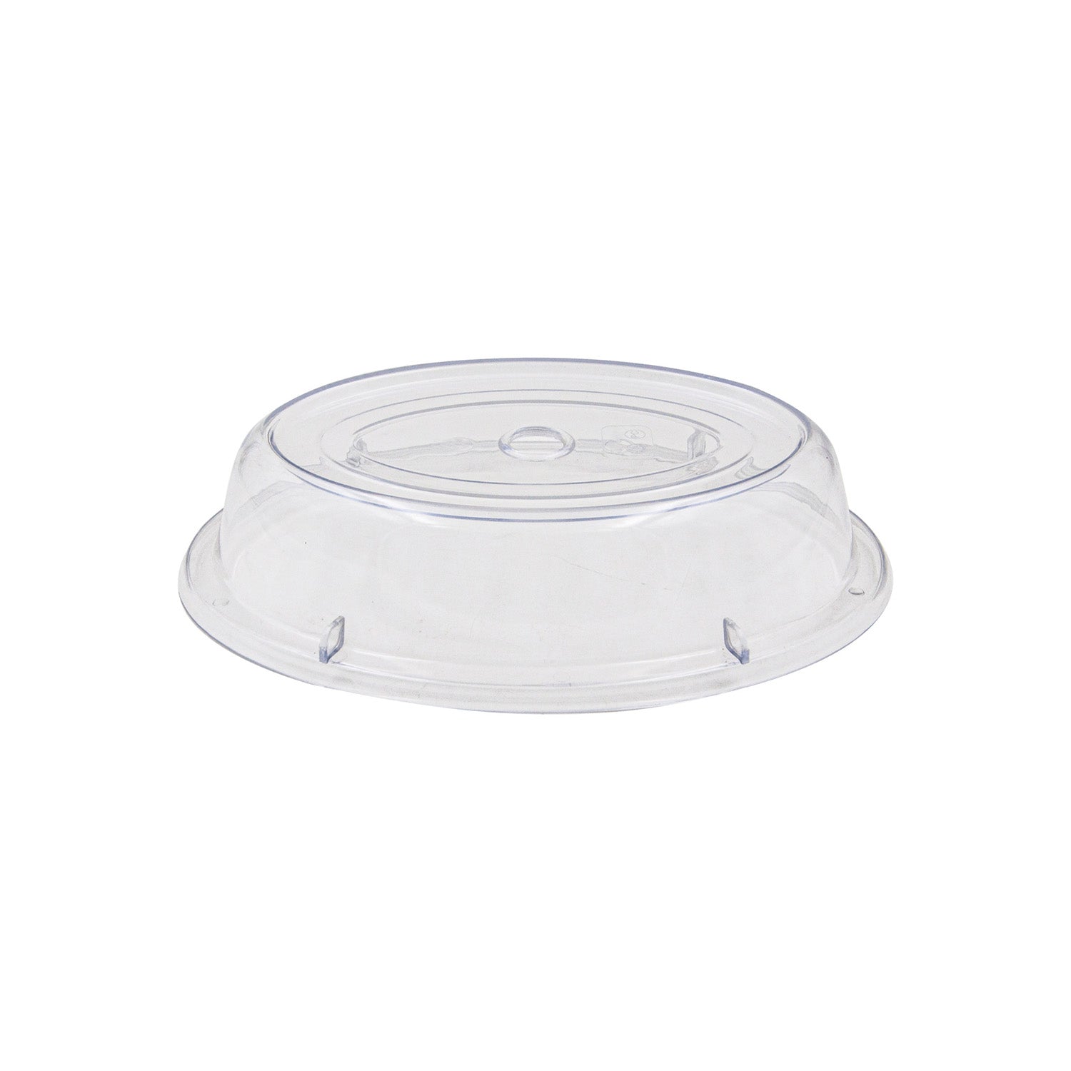 Plate Cover PC Clear Oval 12"