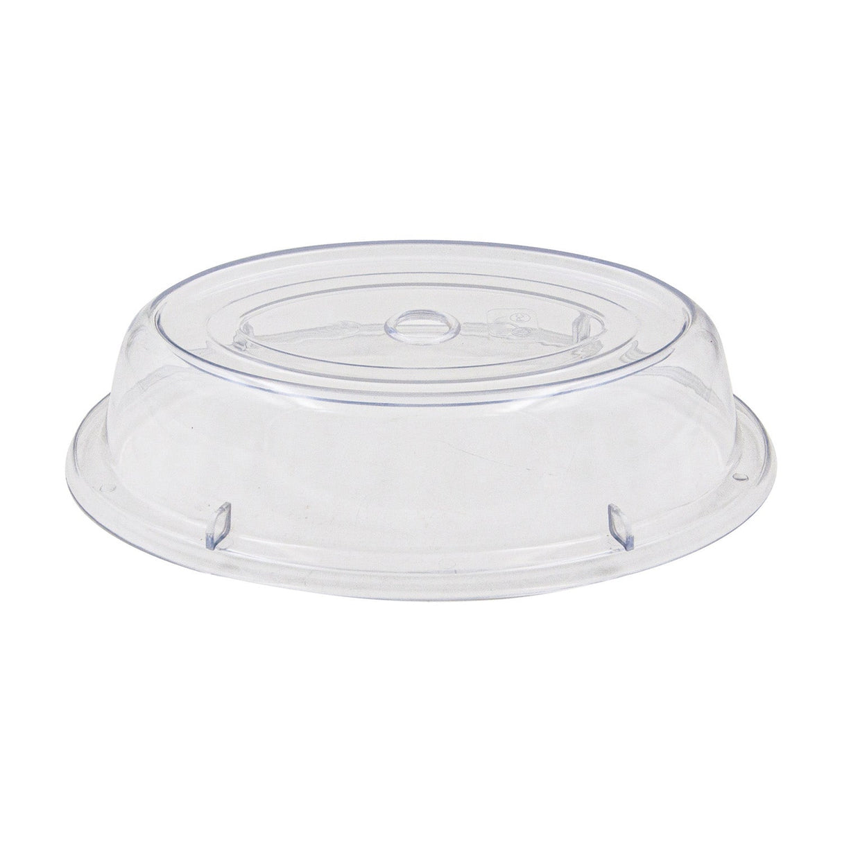 Plate Cover PC Clear Oval 14"