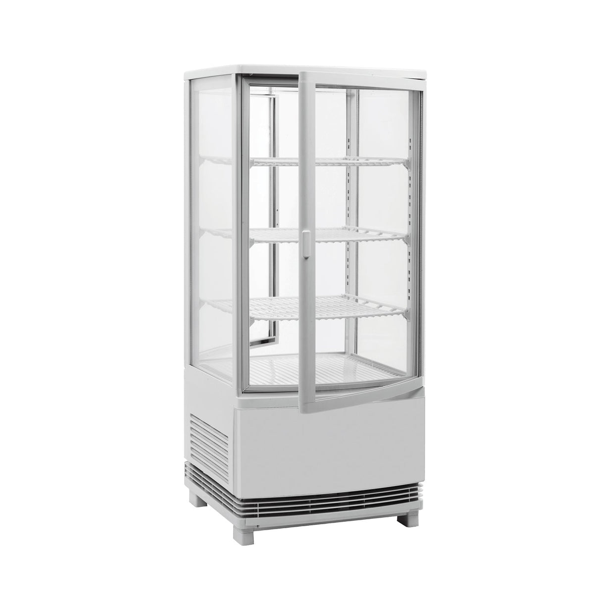 Display Case Refrigerated 17x17x39"H White