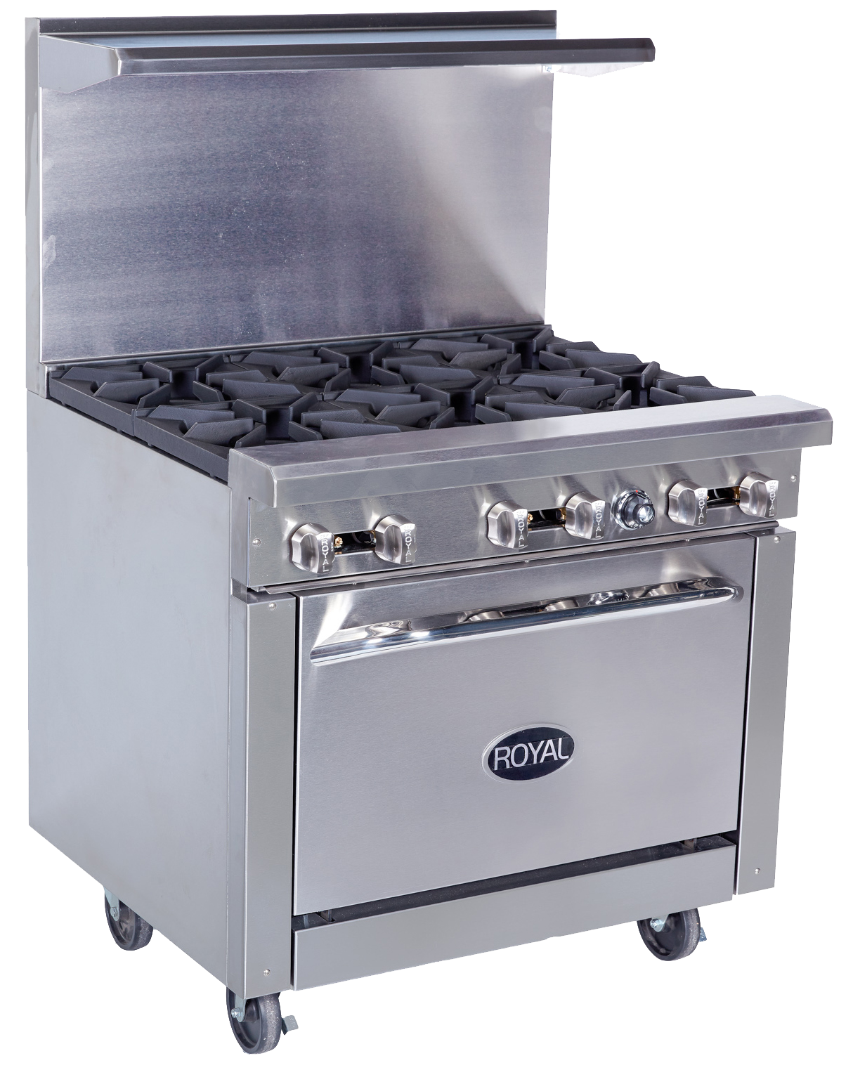 Royal Range RR-6 Range, 36", 6 Open Burners