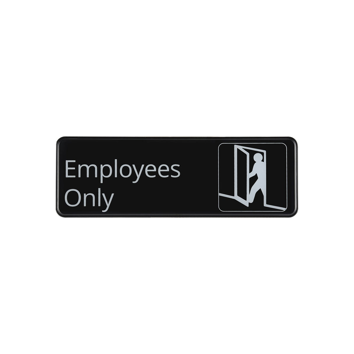 Sign Compliance EN Employee Only 9x3"H