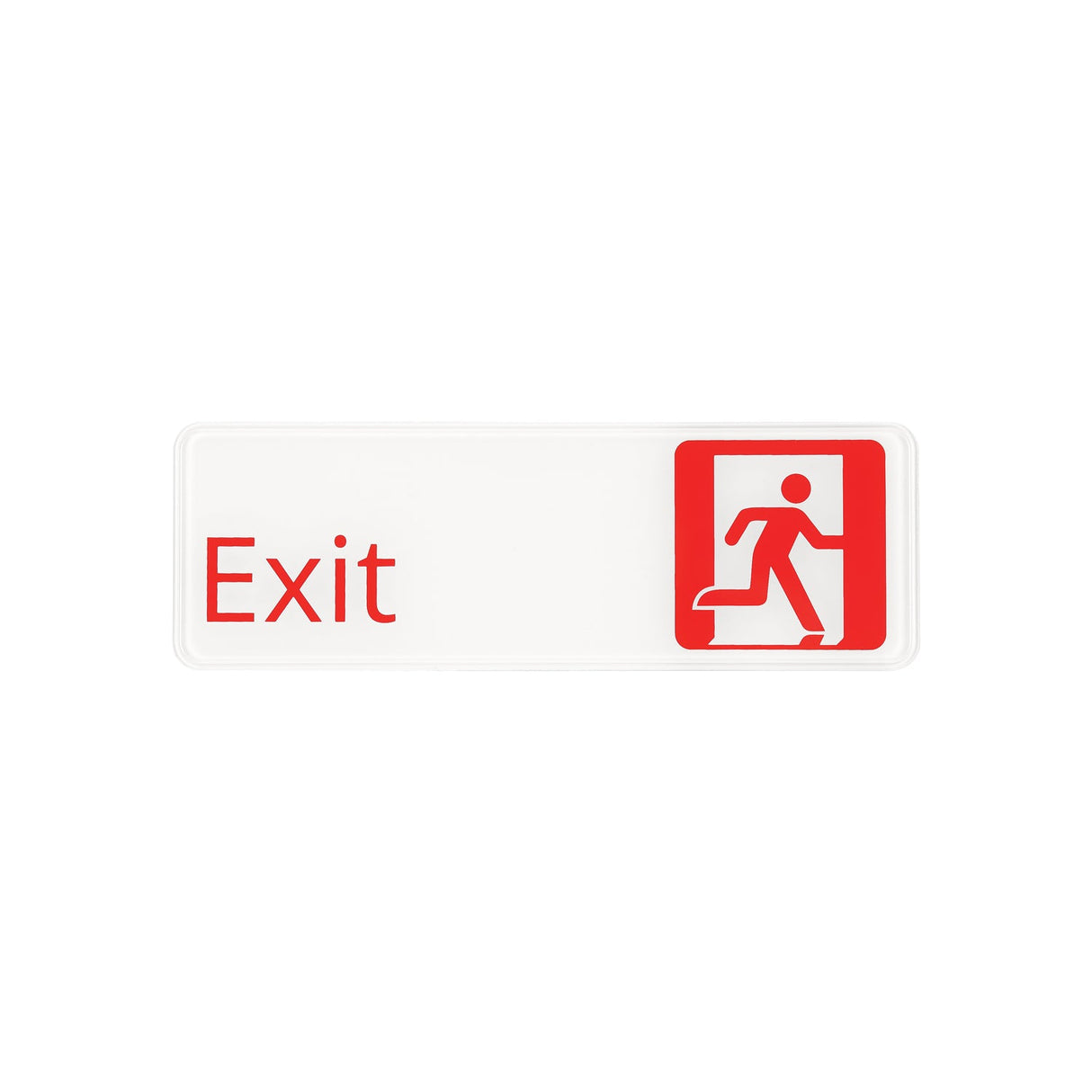 Sign Compliance EN Exit White 9x3"H