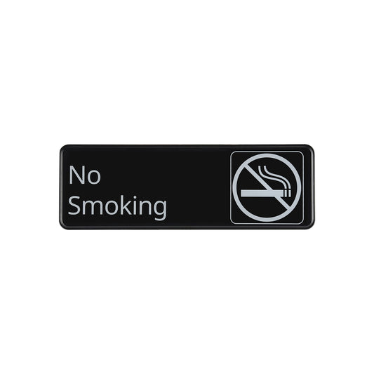 Sign Compliance EN No Smoking 9x3"H