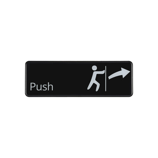Sign Compliance EN Push 9x3"H