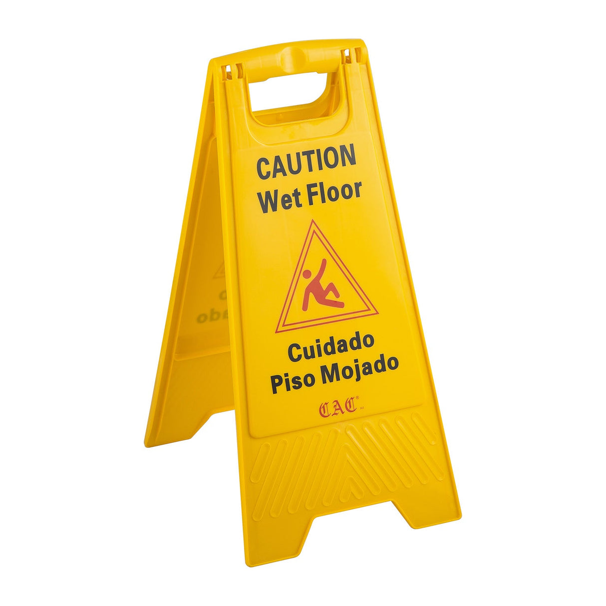 Sign "Wet Floor" A Shape Yellow