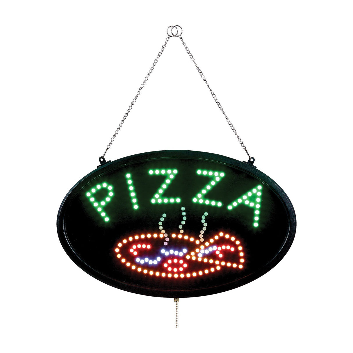 Sign LED "PIZZA" Oval 3 Modes