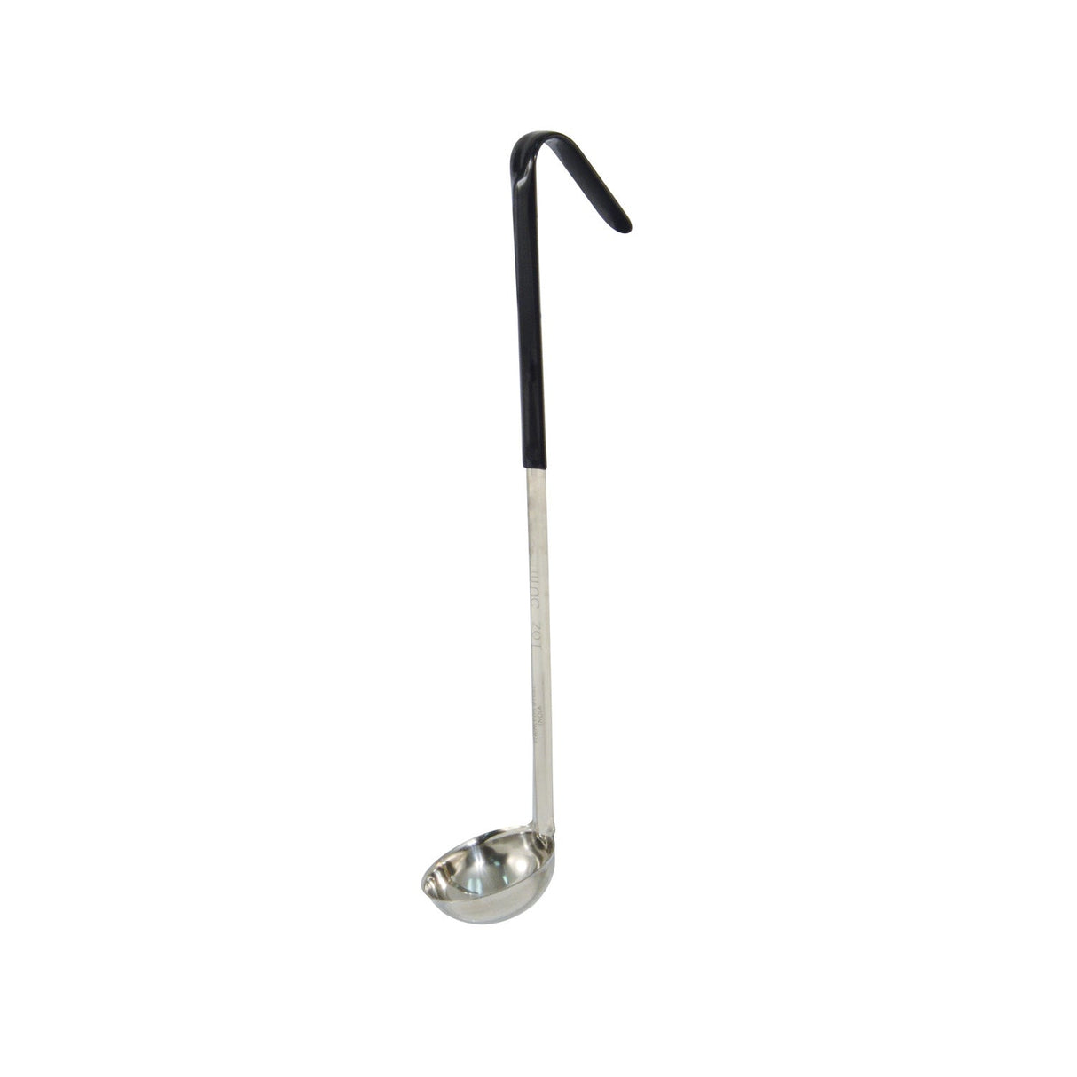 Ladle SS One-Piece W/ Black Hdl 1oz