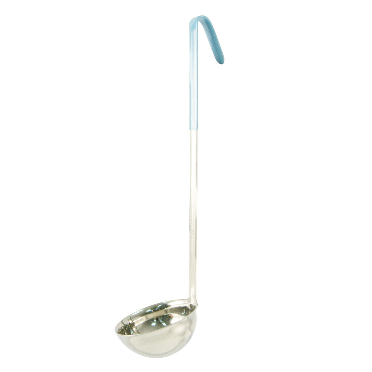 Ladle SS One-Piece W/ Teal Hdl 6oz