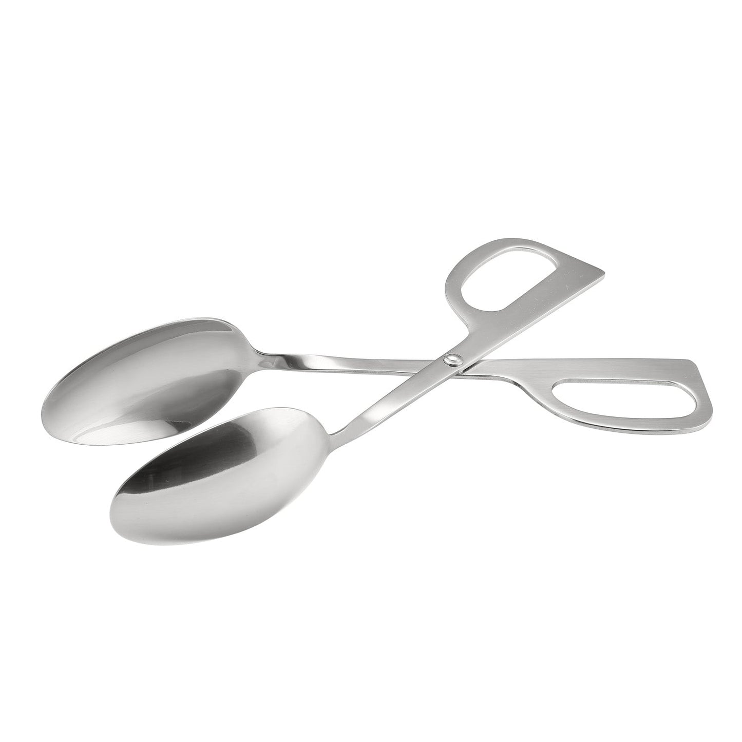 Tong 18/8 SS Scissor Double Spoon 10"