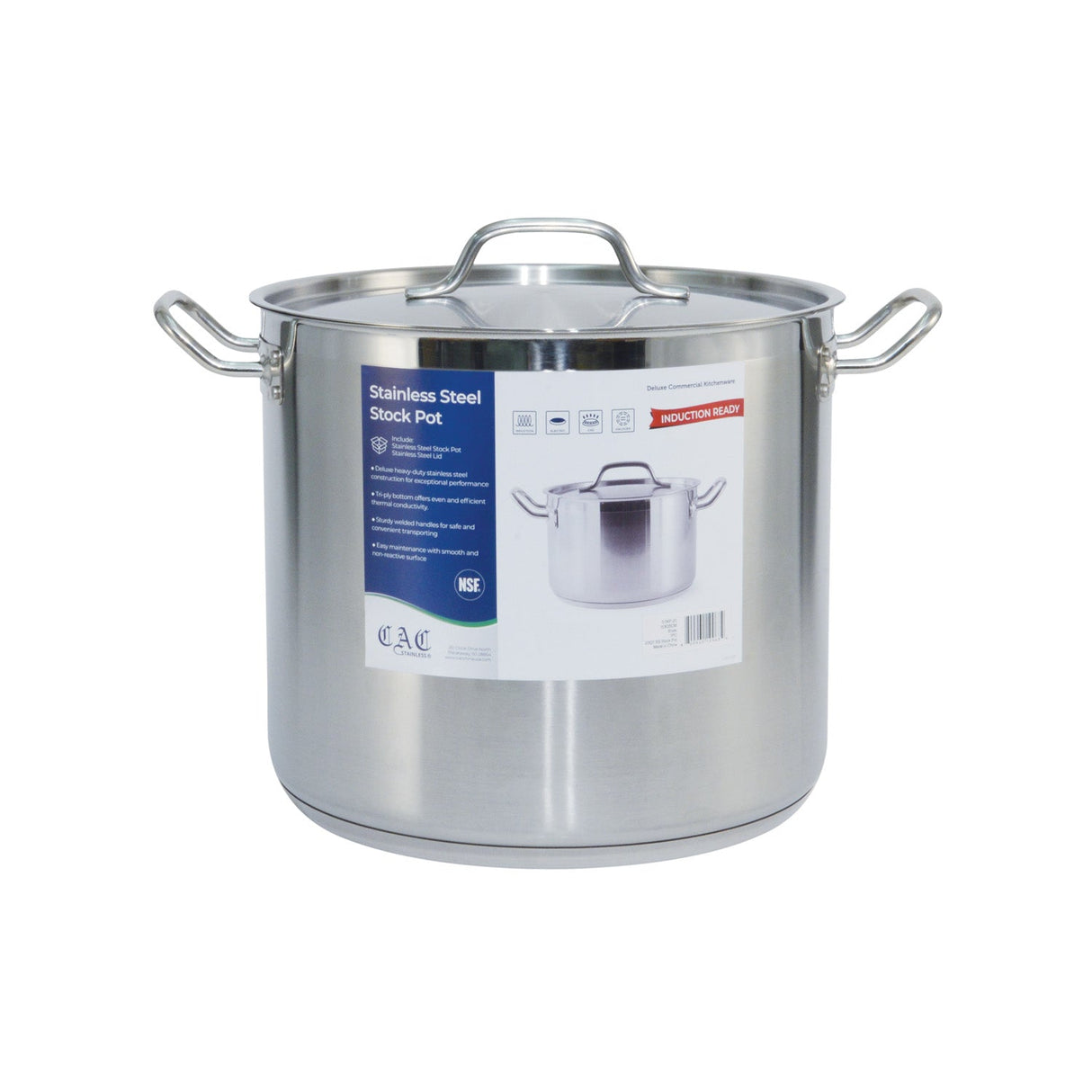 Stock Pot SS W/ Lid 20QT