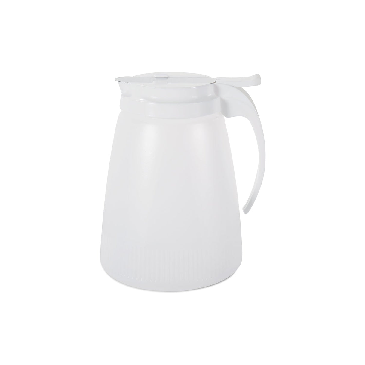 Syrup Dispenser Poly W/ White Cap 48oz