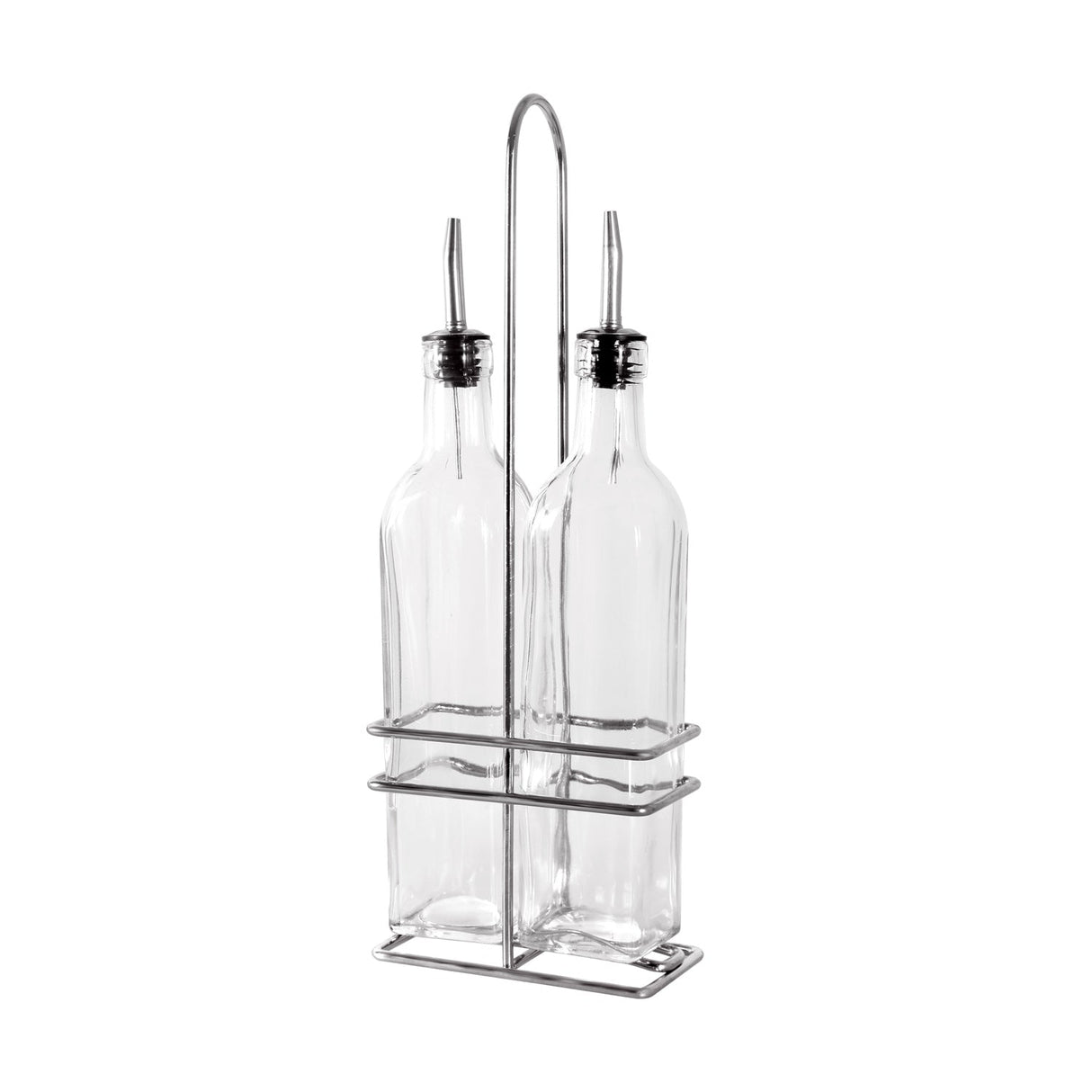 Oil/Vinegar Cruet W/ Rack Set 3-PC 16oz