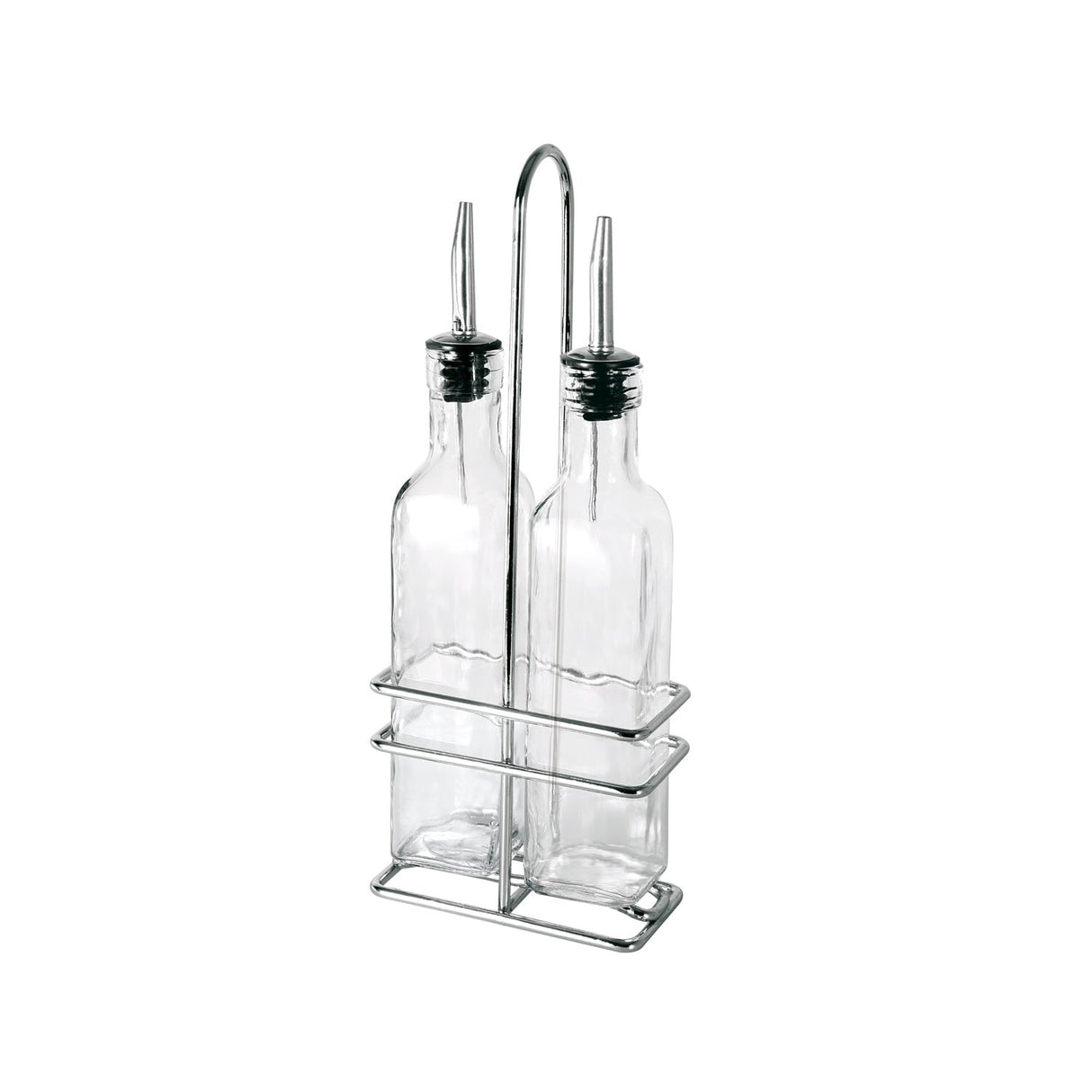 Oil/Vinegar Cruet W/ Rack Set 3-PC 8oz