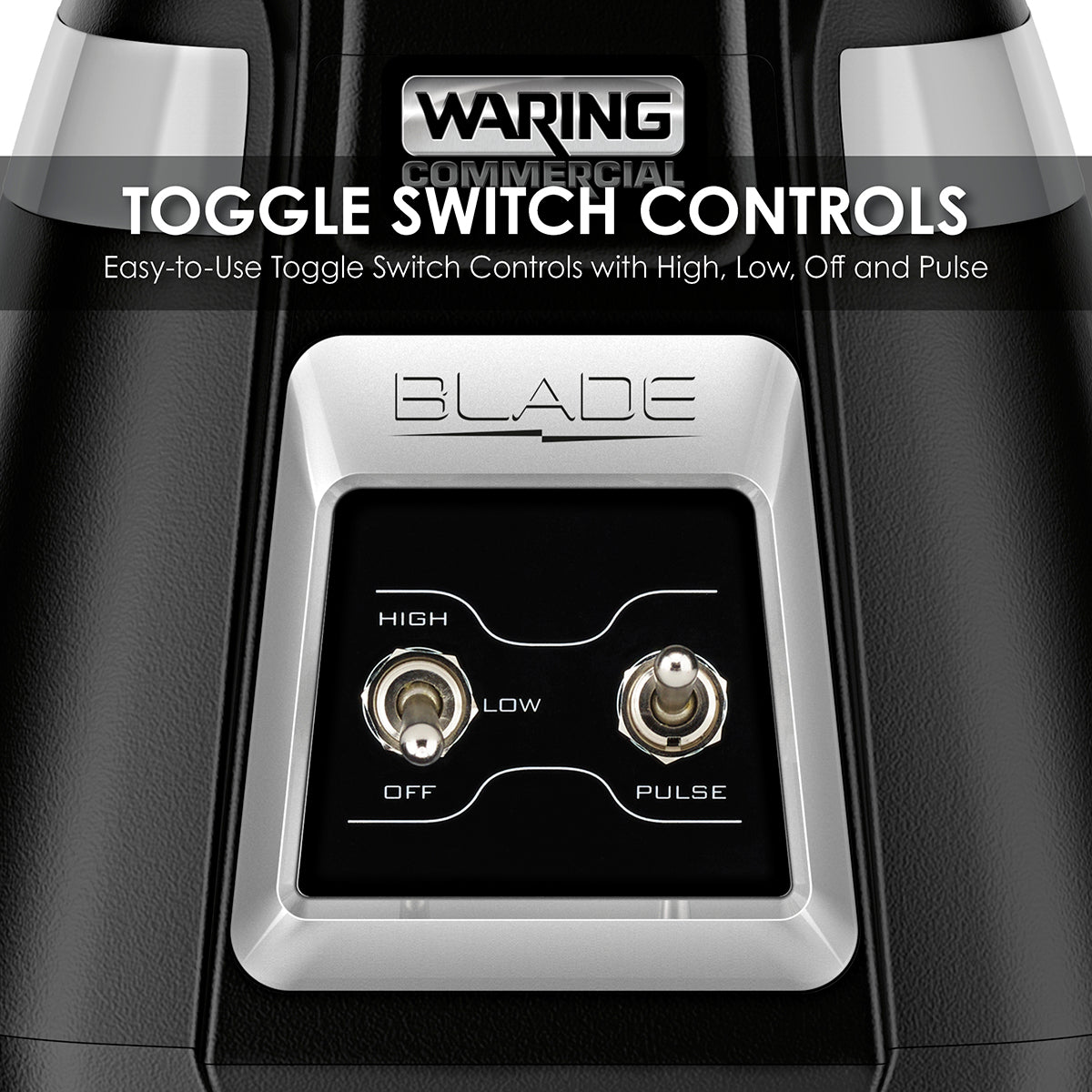 Waring WARING BLADE SERIES 1 HP BLENDER WITH TOGGLE SWITCH CONTROLS AND STAINLESS STEEL CONTAINER – MADE IN THE USA*  Model: BB300S