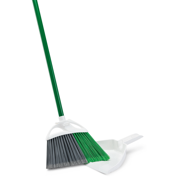 Precision Angle Broom & 10" Dustpan