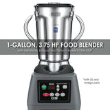 Waring ONE-GALLON 3.75 HP FOOD BLENDER WITH ELECTRONIC KEYPAD AND TIMER ‚Äì MADE IN THE USA*  Model: CB15T