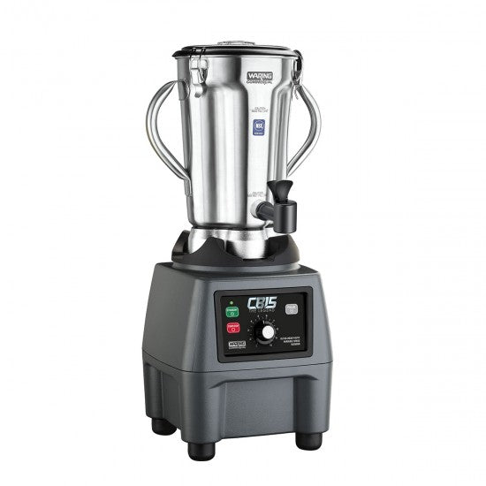 Waring ONE-GALLON 3.75 HP VARIABLE-SPEED FOOD BLENDER WITH SPIGOT – MADE IN THE USA* Model: CB15VSF