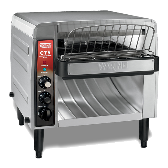 Waring HEAVY-DUTY CONVEYOR TOASTER 208V WITH POWER CONTROL AND BELT SPEED CONTROL  Model: CTS1000B