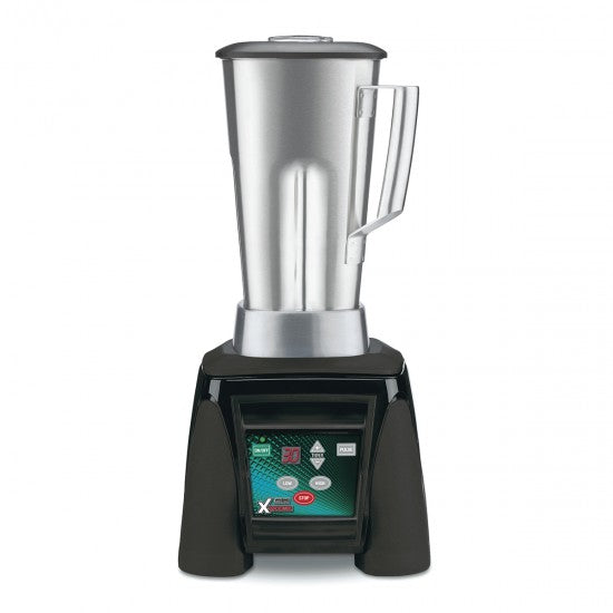 Waring HI-POWER ELECTRONIC KEYPAD BLENDER WITH TIMER AND 64 OZ. STAINLESS-STEEL CONTAINER – MADE IN THE USA* Model: MX1100XTS