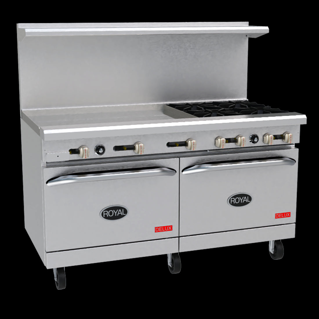 Royal Range RDR-10 Range, 60", 10 Open Burners