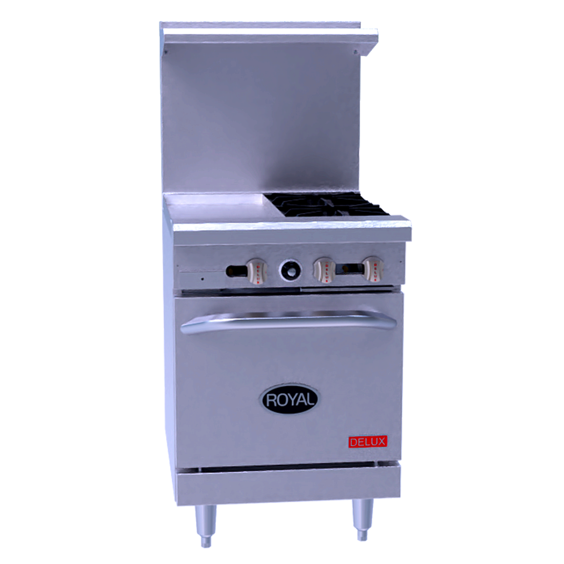 Royal Range RDR-4 Range, 24", 4 Open Burners