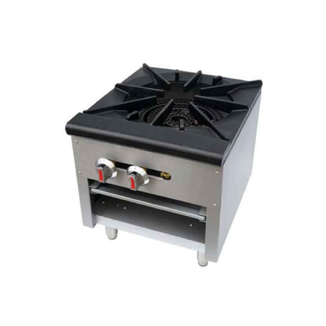 Sapphire SE-SPR1 Gas Stock Pot Range w/ (1) Two Ring Burner, Manual Controls, 80.000 BTU