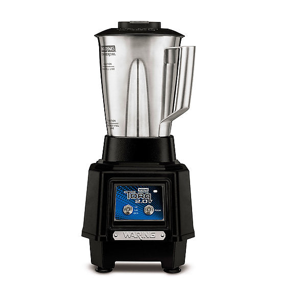 Waring TORQ 2.0 – 2 HP BLENDER WITH TOGGLE SWITCH AND 48 OZ. STAINLESS STEEL JAR Model: TBB145S4