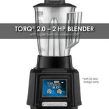 Waring TORQ 2.0 – 2 HP BLENDER WITH TOGGLE SWITCH AND 48 OZ. STAINLESS STEEL JAR Model: TBB145S4