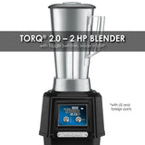 Waring TORQ 2.0 – 2 HP BLENDER WITH TOGGLE SWITCH AND 64 OZ. STAINLESS STEEL JAR  Model: TBB145S6