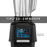 Waring TORQ 2.0 ‚Äì 2 HP BLENDER WITH ELECTRONIC TOUCHPAD CONTROLS, 60-SECOND COUNTDOWN TIMER AND 48 OZ. STAINLESS STEEL JAR  Model: TBB160S4