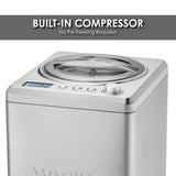 Waring 2.5-QUART COMPRESSOR ICE CREAM MAKER Model: WCIC25