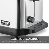 Waring LIGHT-DUTY 4-SLICE 2-SLOT TOASTER  Model: WCT704