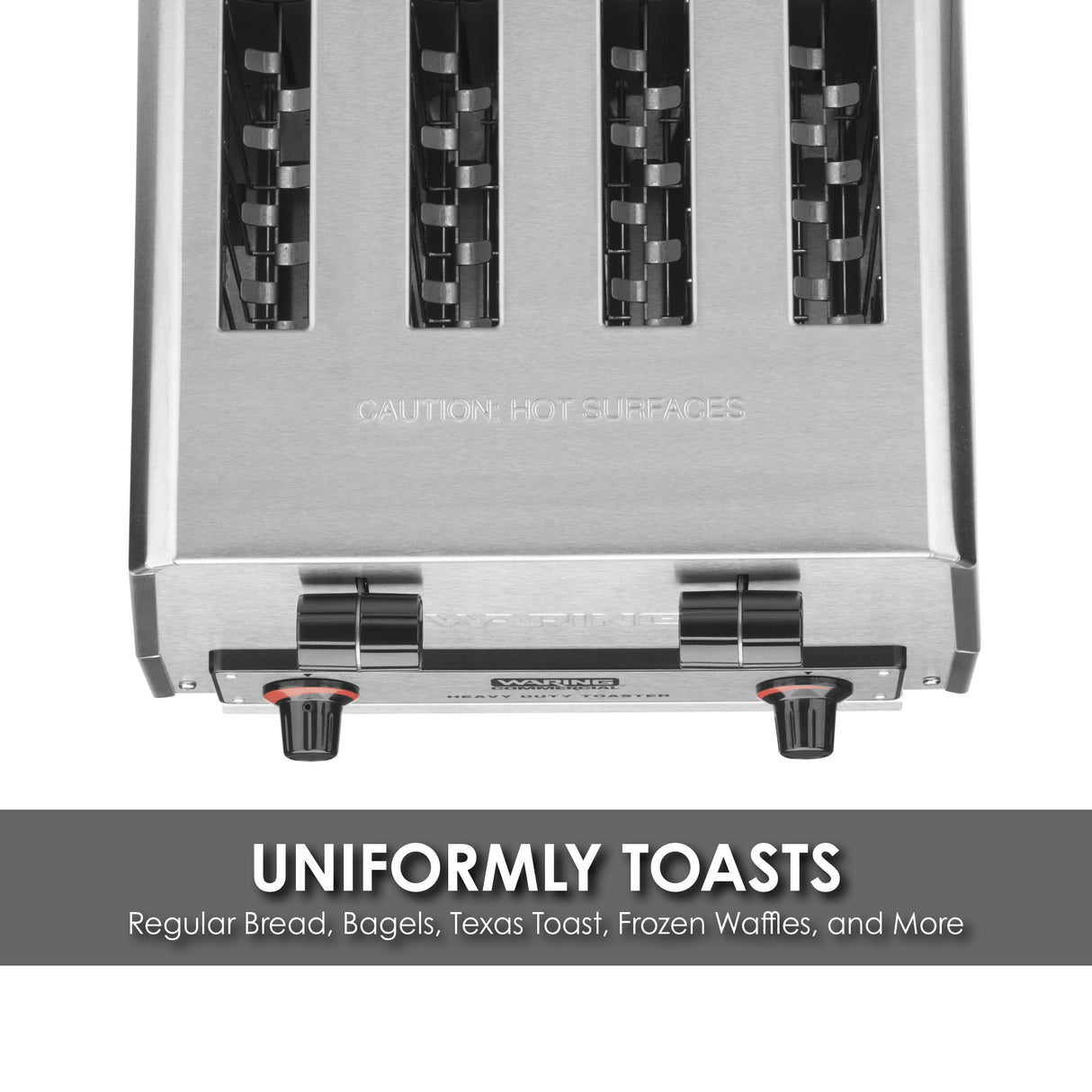 Waring HEAVY-DUTY 4-SLOT TOASTER – 120V 2200W  Model: WCT800