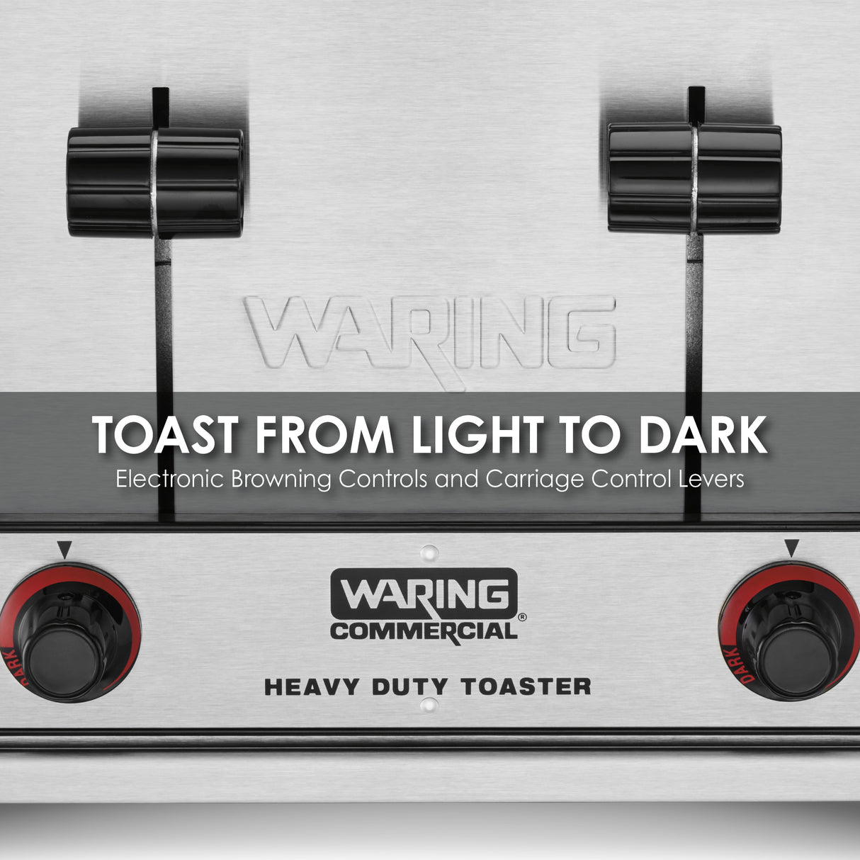 Waring HEAVY-DUTY 4-SLOT TOASTER – 120V 2200W  Model: WCT800