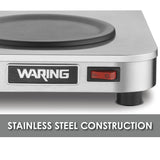 Waring SINGLE BURNER COFFEE WARMER Model: WCW10