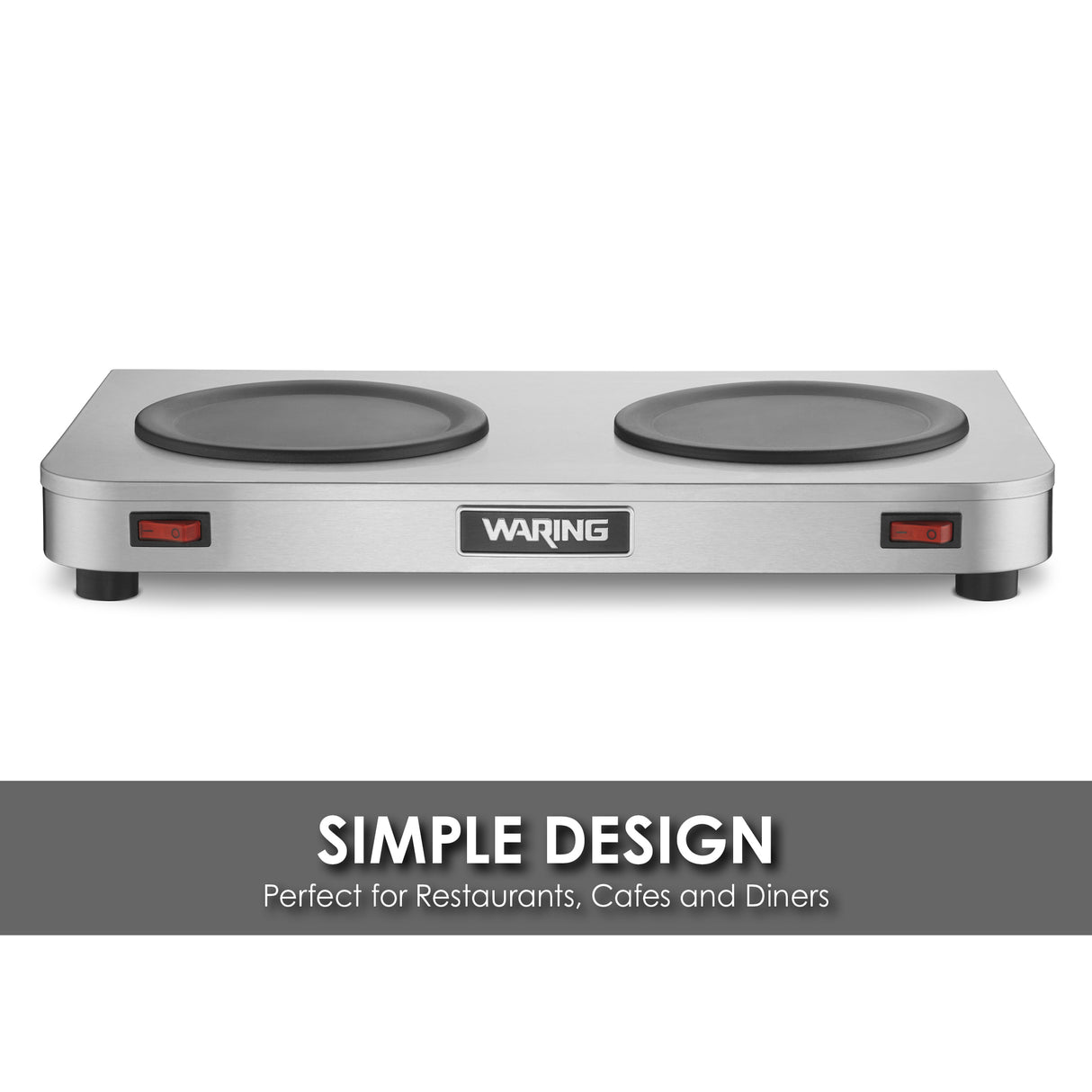 Waring DOUBLE BURNER COFFEE WARMER Model: WCW20