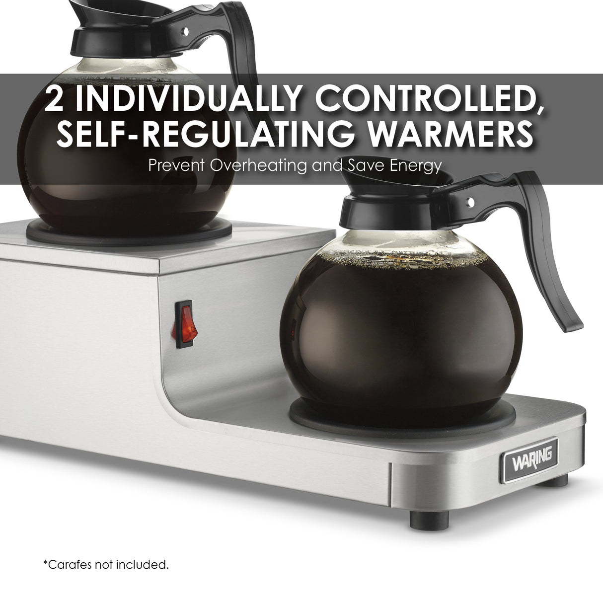 Waring STEP-UP, DOUBLE COFFEE WARMER  Model: WCW20R