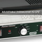 Waring DOUBLE ITALIAN-STYLE PANINI/FLAT GRILL ‚Äì 240V  Model: WDG300