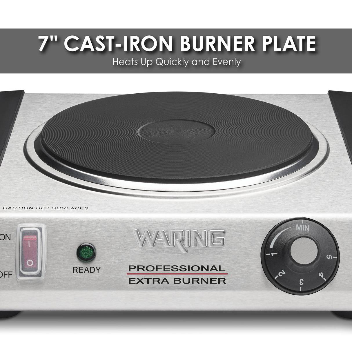 Waring COMMERCIAL CAST-IRON SINGLE BURNER  Model: WEB300