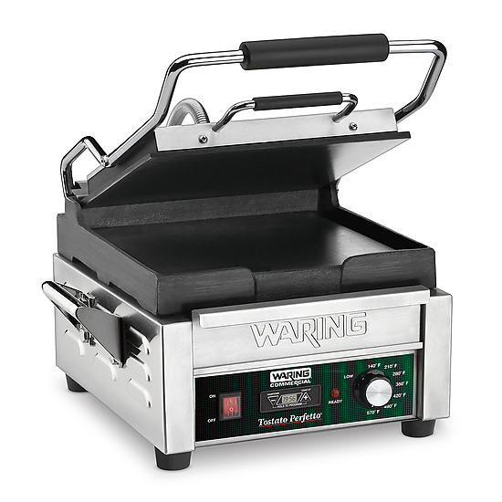 Waring COMPACT ITALIAN-STYLE FLAT GRILL WITH TIMER - 120V  Model: WFG150T